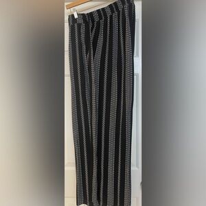 Torrid Black and White Geometric Pants